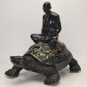 LP Liew 2556 Wealthy Tortoise 7 Inches Base Statue 28cm Wat RaiTangThong