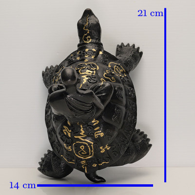 龙婆刘招財龟5寸底金身,龙婆SaiChon加持,佛历2556,高18cm