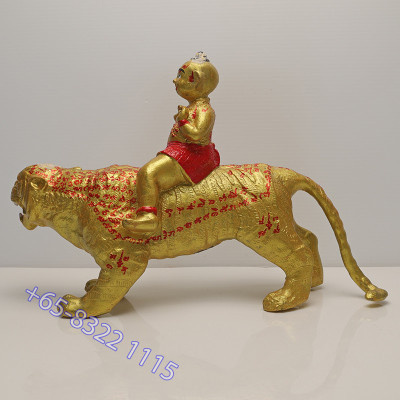做700尊,编号:101 古曼童座虎金身龙莆炎加持,佛历2552,靈童佛寺,手写护身符