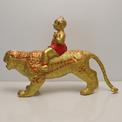 做700尊,编号: 古曼童座虎金身龙莆炎加持,佛历2552,靈童佛寺,手写护身符