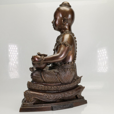 做500尊，编号:129 龙婆宏加持，天童古曼金身 25cm 佛历2554
