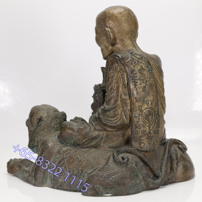 作1999尊,编号:1395第一期,龙莆伽隆座虎金身,佛历2550,Wat Khao Laem