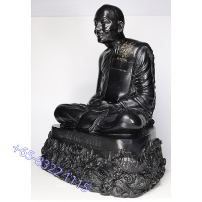 S/n:411 LP Sakorn 2552 Wat Nong Krap Statue 37cm