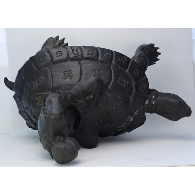 LP Liew Wat RaiTangThong B.E.2538 Wealth Tortoise Statue 35cm