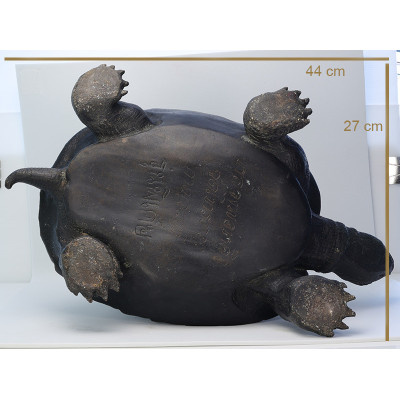 LP Liew Wat RaiTangThong B.E.2538 Wealth Tortoise Statue 35cm