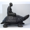 LP Liew Wat RaiTangThong B.E.2538 Wealth Tortoise Statue 35cm