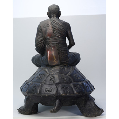 LP Liew Wat RaiTangThong B.E.2538 Wealth Tortoise Statue 35cm