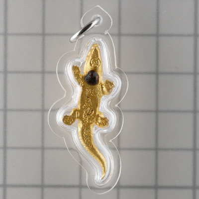 LP SuPha Wat Si Supharam B.E.2547 Wealth Crocodile, 2k 3.8cm