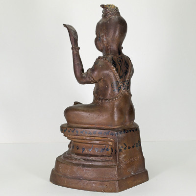 龙莆炎加持,佛历2536,古曼童金身,骨头,手写护身符 LP Yeam Wat SamNgam