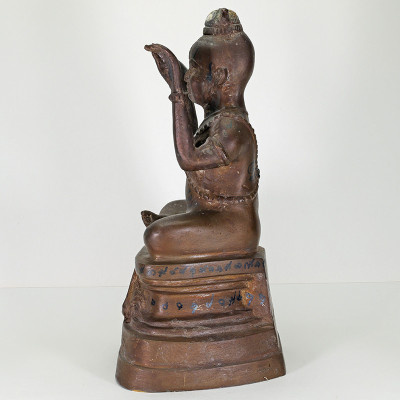 龙莆炎加持,佛历2536,古曼童金身,骨头,手写护身符 LP Yeam Wat SamNgam