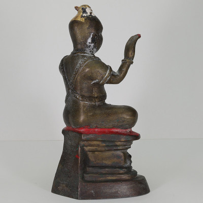 龙莆炎加持,佛历2536,古曼童金身,骨头,手写护身符 LP Yeam Wat SamNgam