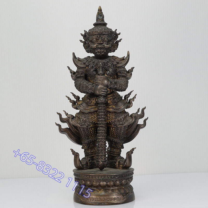 Ajahn Plian Wat Khao Aor B.E. 2563 Thao Wessuwan Statue 23cm S/n: 58