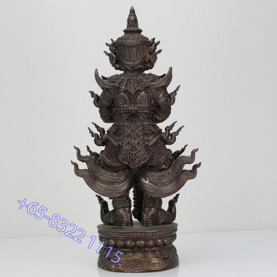 Ajahn Plian Wat Khao Aor B.E. 2563 Thao Wessuwan Statue 23cm S/n: 58