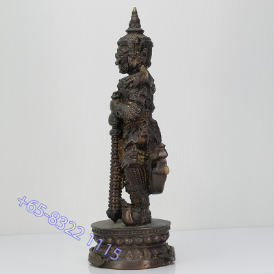 Ajahn Plian Wat Khao Aor B.E. 2563 Thao Wessuwan Statue 23cm S/n: 58