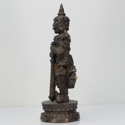 Ajahn Plian Wat Khao Aor B.E. 2563 Thao Wessuwan Statue 23cm S/n: 58