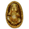 Ajahn NiKom B.E.2563 KuMan Statue 6cm Gold Painted