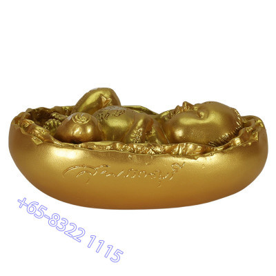 阿赞尼孔 佛历2563 古曼童 金身 6cm 涂金漆