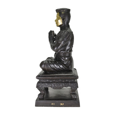 阿赞 苏宾 佛历2567 金脸 帕坤平 金身 25cm 编号:81 作 199尊
