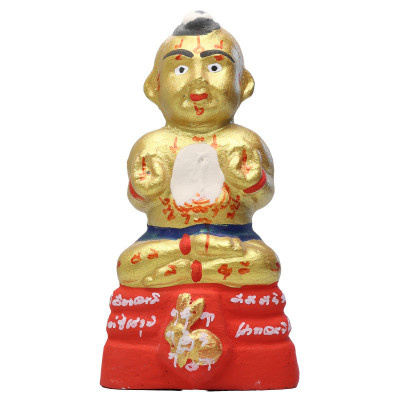 龙莆炎 Wat Sam Ngam 佛历2557 古曼童 金身 17cm