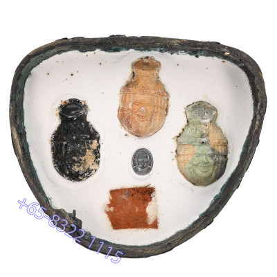 1st Batch LP ThongDam 9 Face Phra Lersi Statue 30cm B.E.2553, S/n:248 Made 399pcs