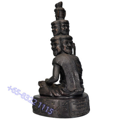 第一批 龙莆 ThongDam 9 脸 Phra 隐士 金身 30cm 佛历2553, 编号:248 作 399尊