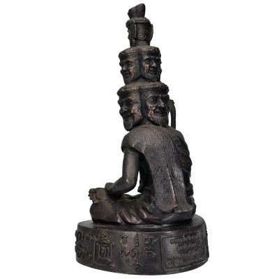 第一批 龙莆 ThongDam 9 脸 Phra 隐士 金身 30cm 佛历2553, 编号:248 作 399尊
