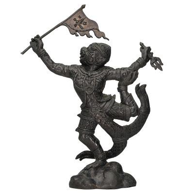 龙莆 Phian Wat Kroen Kathin 佛历2559 哈努曼 金身 高 23cm