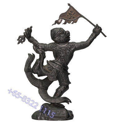 LP Phian Wat Kroen Kathin B.E.2559 Hanuman Statue Height 23cm