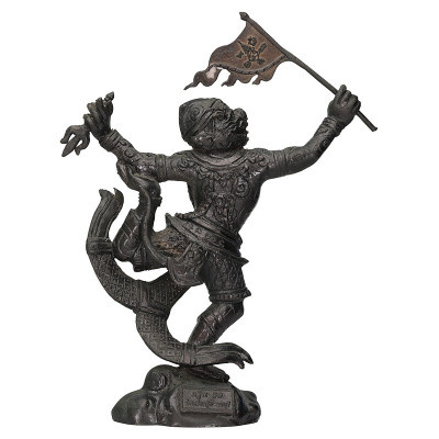 龙莆 Phian Wat Kroen Kathin 佛历2559 哈努曼 金身 高 23cm
