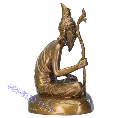 LP Sawai B.E.2548 Phra Lersi TaFai Statue 20cm S/n:158