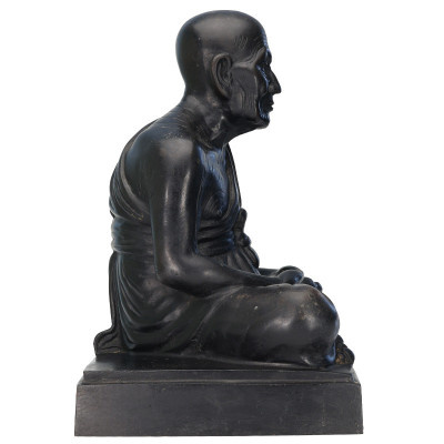 Wat Chang Hai B.E.2548 LP Thuad 6 Inches Lap Statue 22cm