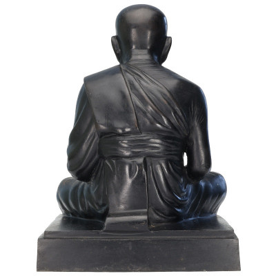 9 Famous Monks Blessed Wat SamPhao Choei B.E.2552 LP Thuad Statue 17cm