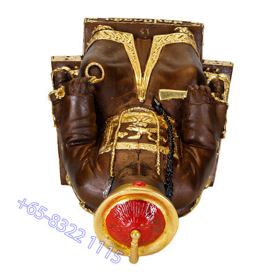 S/n:18 Ajahn Subin ErGerFong Statue 2nd Batch B.E.2560 Gold Pasted Made 399pcs