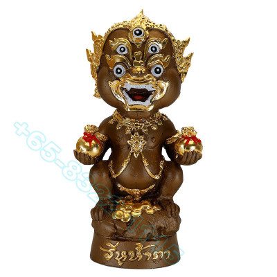 编号:88 阿赞 苏宾 佛历2566 四耳五眼 金身 16cm 作 399尊