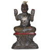 LP Yam 2536 KuManThong Statue Wat SamNgam, Bones, Handwritten Talisman