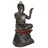 LP Yam 2536 KuManThong Statue Wat SamNgam, Bones, Handwritten Talisman