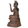 LP Yam B.E.2536 KuMan Statue Wat Sam Ngam, Bones, Handwritten Talisman