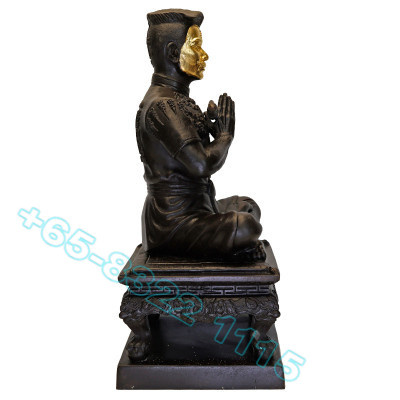 Ajahn Subin B.E.2567 Gold Face Phra KhunPean Statue 25cm S/n:81 Made 199pcs