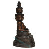 LP ThongDam 9 Face Buddha Statue 31cm B.E.2565 S/n:216 Made 599pcs