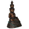 LP ThongDam 9 Face Buddha Statue 31cm B.E.2565 S/n:216 Made 599pcs