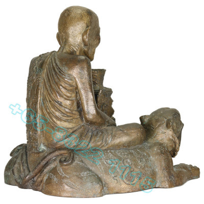 第一批 龙莆 伽隆 座 老虎 金身 佛历2550 Wat Khao Laem 作 1999 尊 编号:1395