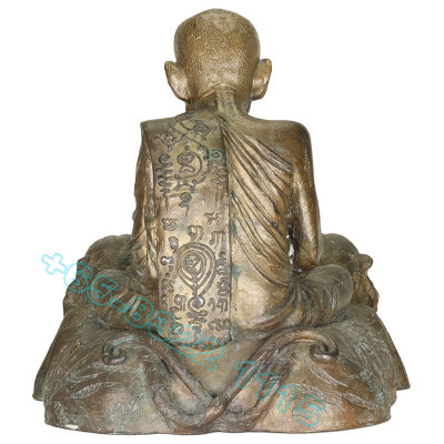 第一批 龙莆 伽隆 座 老虎 金身 佛历2550 Wat Khao Laem 作 1999 尊 编号:1395