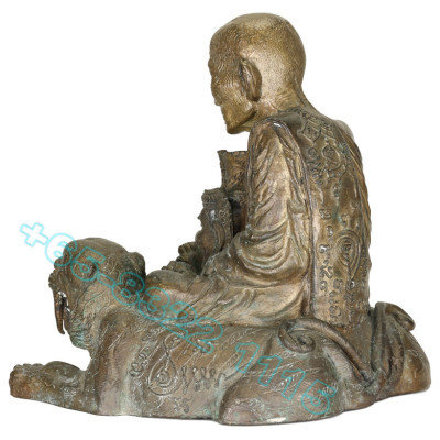 第一批 龙莆 伽隆 座 老虎 金身 佛历2550 Wat Khao Laem 作 1999 尊 编号:1395