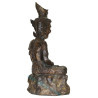 龙莆 伽隆 佛历2551 鲁士 SerMing Prai 金身 高 26cm, Wat KhaoLam 作 999 尊
