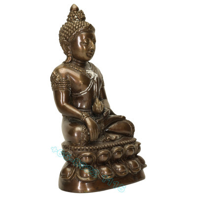 Made 500 pcs S/n:12 LP Hong Blessed 3 Year, 6 x Ceremony, Phra Kring Statue 17cm B.E. 2552 to 2554