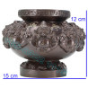 9 Famous Monks Chanted LP Nu-Inn 2557 Phra Rahu Joss Stick Burner, Height 11.5cm (S)