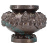 9 Famous Monks Chanted LP Nu-Inn 2557 Phra Rahu Joss Stick Burner, Height 11.5cm (S)