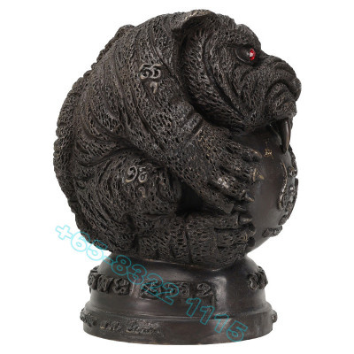LP ShamAng Wat BangPhra B.E.2555 Tiger Statue Height 15cm