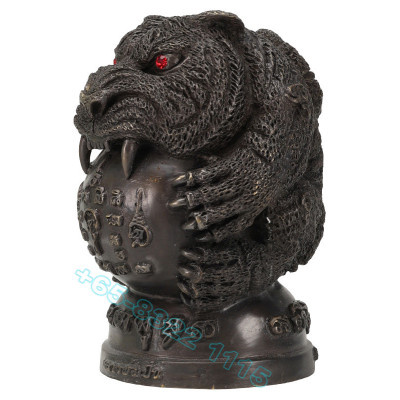 龙莆 ShamAng Wat BangPhra 佛历2555 老虎 金身 高 15cm