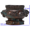 LP ShamAng Wat BangPhra B.E.2558 Tiger Joss Stick Burner Height 12cm